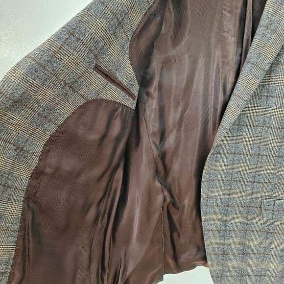 Hart Schaffner Marx Gray Plaid Blazer - Picture 7 of 14